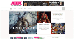 Desktop Screenshot of jeek.fr